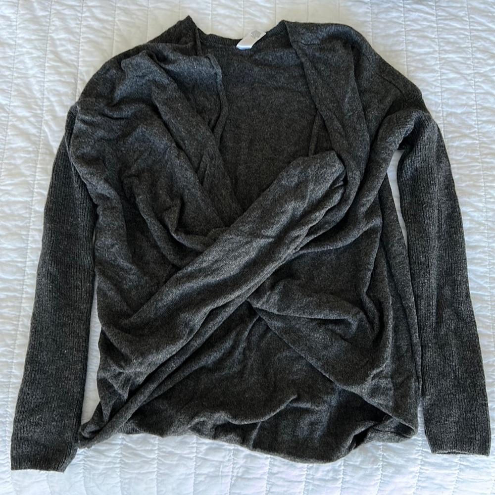Athleta twisted cashmere sweater